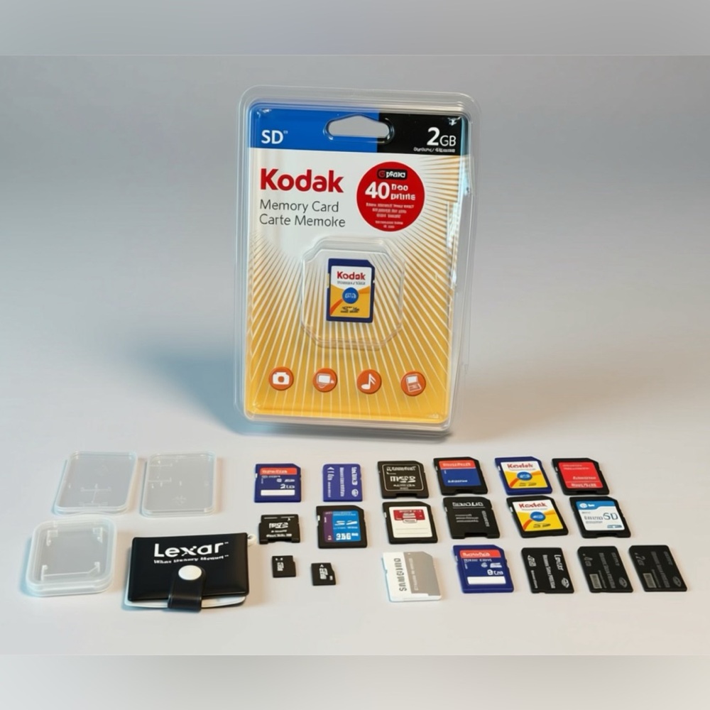 Lot of SD Memory Cards - Assorted Cards - Multiple brands : Sandisk, PNY…